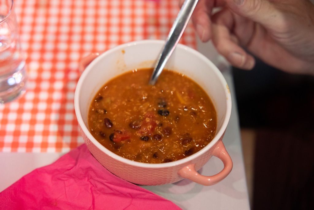 Mexicaanse quinoa-soep